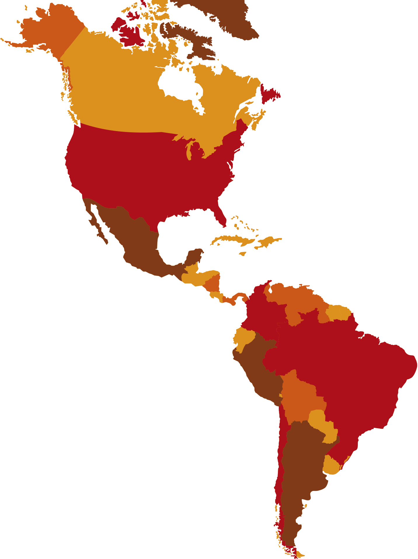 Mapa de Latinoamérica
